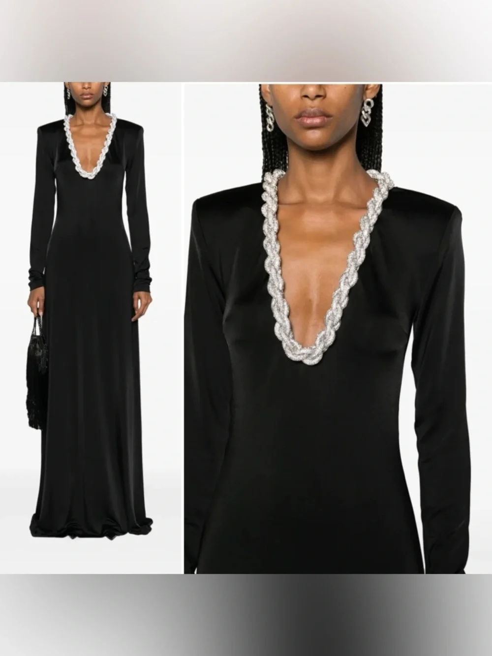 Like new Stella McCartney Crystal-embellished gown $2,500 38 - Picture 4 of 10